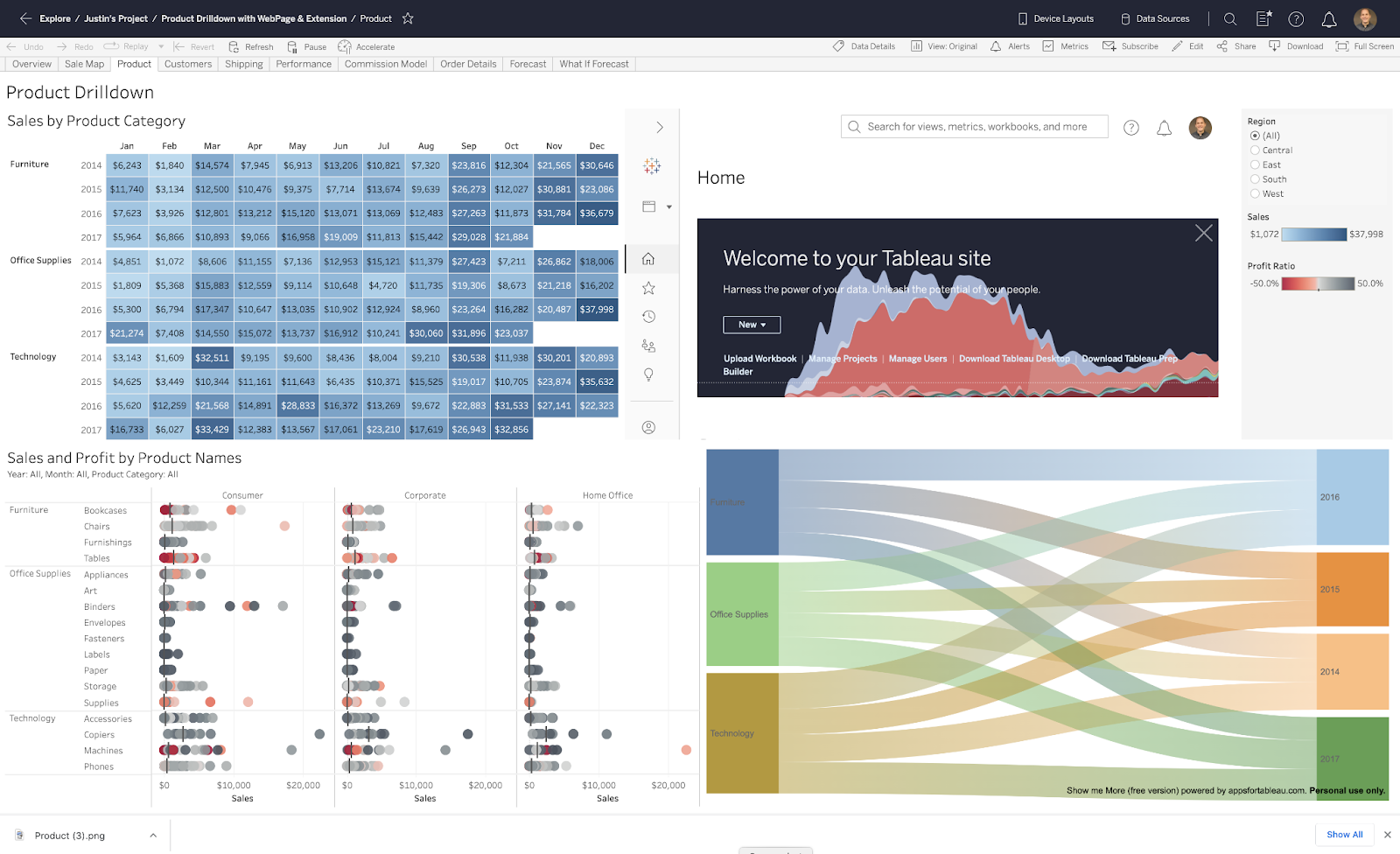 Tableau 2026.1 - 图像导出改进 Tableau 2026.1 - 图像导出改进